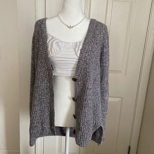 GAP Grey Button Up Cardigan